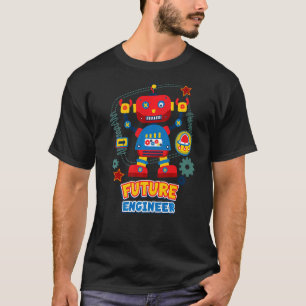 Camiseta Ingeniero Futuro Robotics Ingeniería Kid Robot