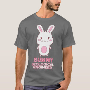 Camiseta Ingeniero Geológico Bunny Pascua Jesús Christian R