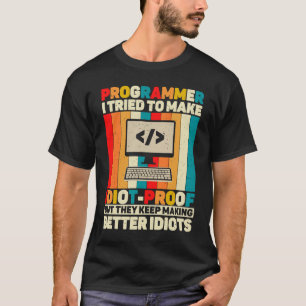 Camiseta Ingeniero informático de codificación de presupues