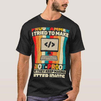 Camiseta Ingeniero informático de codificación de presupues