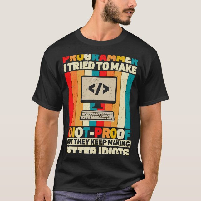 Camiseta Ingeniero informático de codificación de presupues (Anverso)
