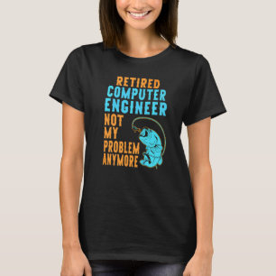 Camiseta Ingeniero informático jubilado pesca Jubilación