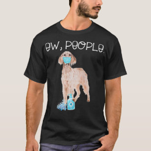 Camiseta Ingeniero Inglés Ew People Dog Con Una Máscara De 