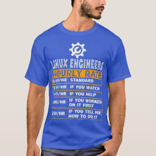 Camiseta Ingeniero Linu Hourrate Uni Geek Cloud