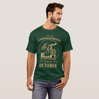 Camiseta Ingeniero llevado en octubre