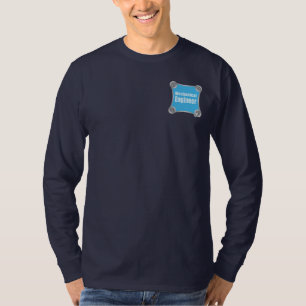 Camiseta Ingeniero Mecánico Azul Fastener
