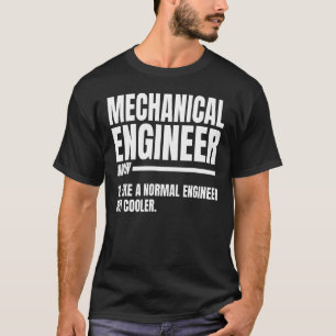 Camiseta Ingeniero mecánico de definición de ingeniería mec