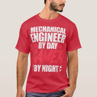 Camiseta Ingeniero Mecánico De Juegos Por Jugador De Día Po