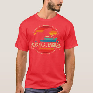 Camiseta Ingeniero mecánico Dinosaurio