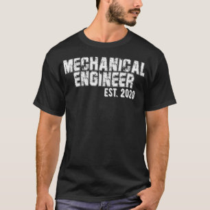Camiseta Ingeniero Mecánico est 2020 ingeniero mecánico G