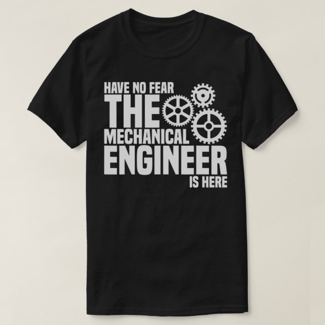 Camiseta Ingeniero Mecánico Estudiante Ingeniería Regalos M (Diseño del anverso)