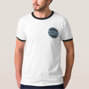 Camiseta Ingeniero Mecánico Gear Blue Gray