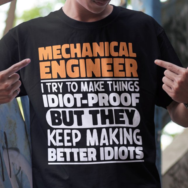 Camiseta Ingeniero Mecánico Intento Hacer Las Cosas Diverti (Subido por el creador)