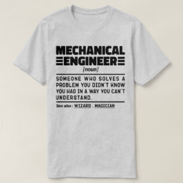 Camiseta Ingeniero Mecánico Nuevo Clásico Car Lover Guay