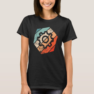 Camiseta Ingeniero Mecánico Retro Ingeniería Motores