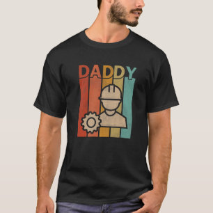 Camiseta Ingeniero Mecánico Retro Papi Viejo Gráfico