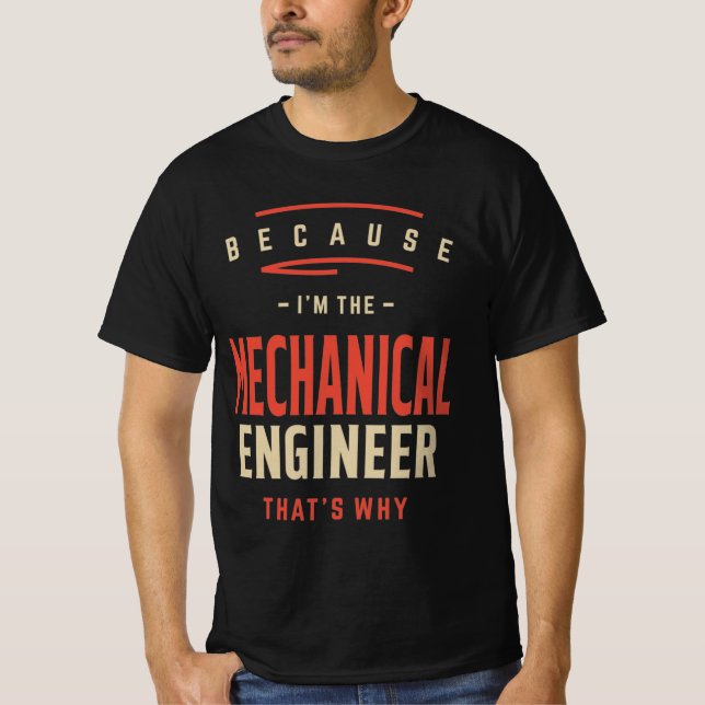 Camiseta Ingeniero Mecánico Trabajador de Cumpleaños (Anverso)