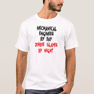Camiseta Ingeniero Mecánico Zombie Slayer