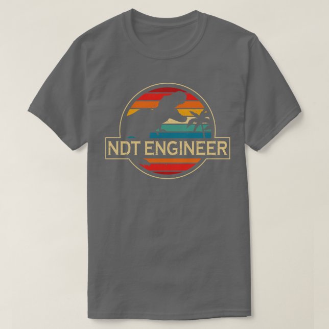 Camiseta Ingeniero Ndt Dinosaur (Diseño del anverso)