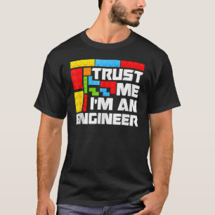 Camiseta Ingeniero Niños Niños Juguetes Edificios Grandes B