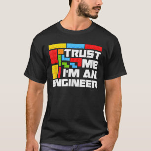Camiseta Ingeniero Niños Niños Juguetes Edificios Grandes B