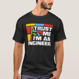 Camiseta Ingeniero Niños Niños Juguetes Edificios Grandes B