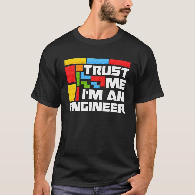 Camiseta Ingeniero Niños Niños Juguetes Edificios Grandes B (Anverso)