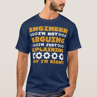 CAMISETA INGENIERO NO SINO SÓLO EXPLICAR
