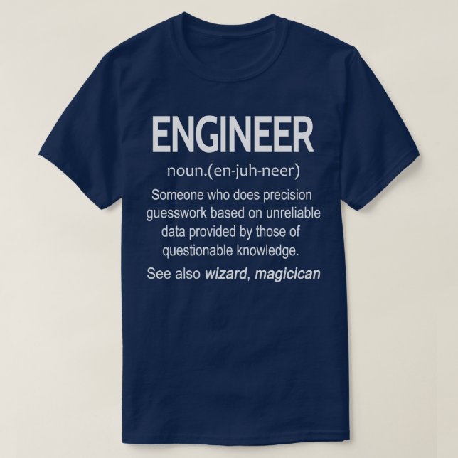Camiseta Ingeniero Noun s (Diseño del anverso)