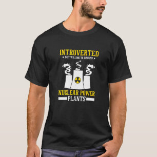 Camiseta Ingeniero nuclear de medicina nuclear radiactiva