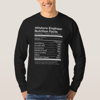 Camiseta Ingeniero offshore Nutrition Hacts Funny