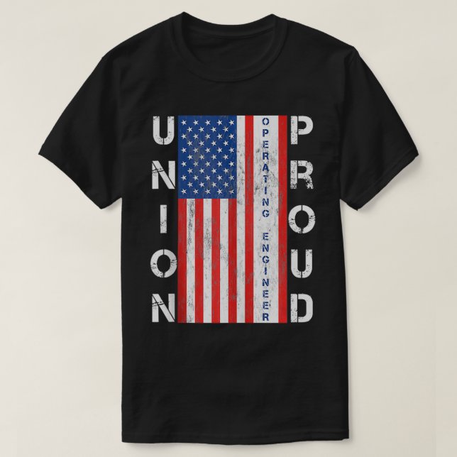 Camiseta Ingeniero Operativo de Bandera Norteamericana Orgu (Diseño del anverso)