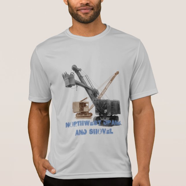 Camiseta INGENIERO OPERATIVO DE grúa y pala del noroeste (Anverso)