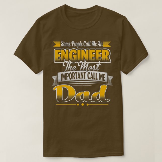 Camiseta Ingeniero Papá (Diseño del anverso)
