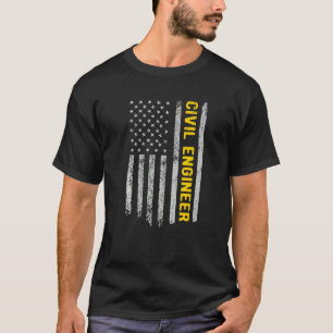Camiseta Ingeniero Para Hombres Mujeres Ingeniero Civil Hum