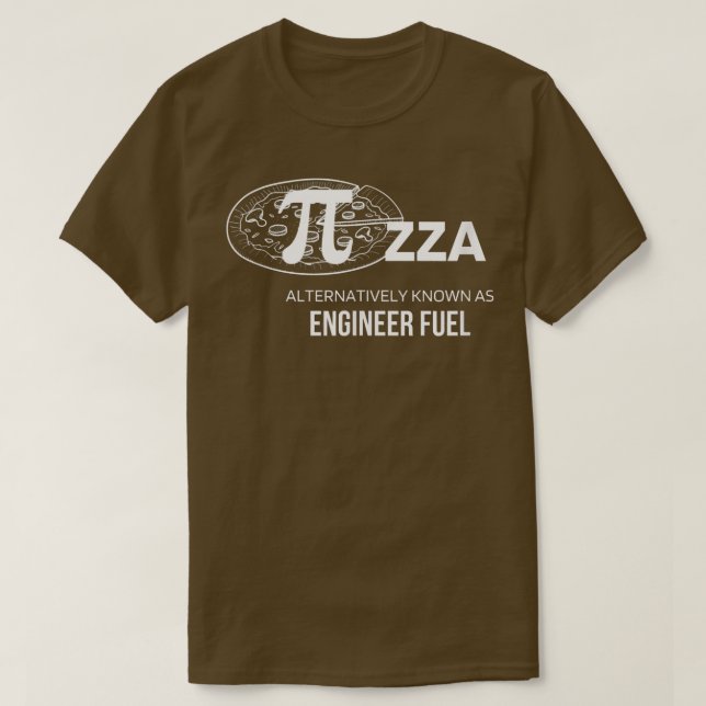 Camiseta Ingeniero Pizza  (Diseño del anverso)