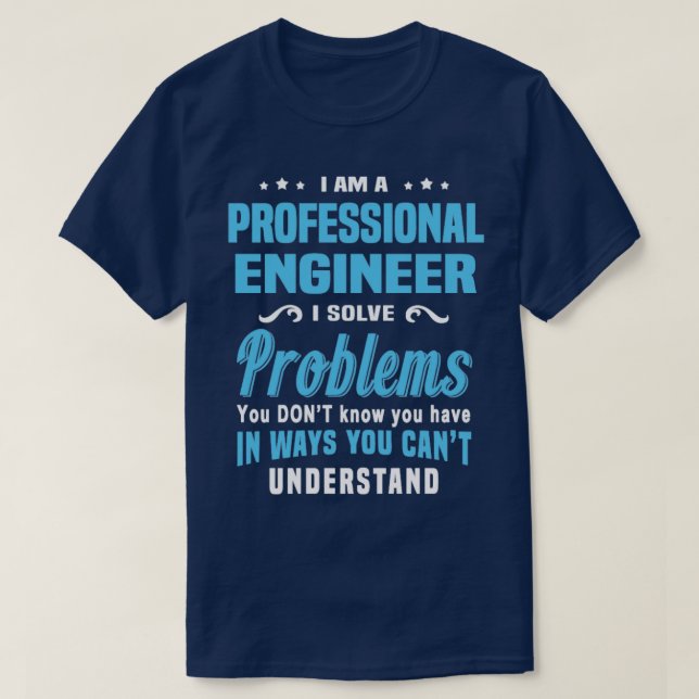 Camiseta Ingeniero profesional 4 (Diseño del anverso)