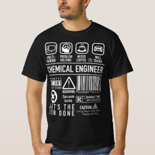 Camiseta Ingeniero Químico Gracioso Regalo Ingeniería Quími