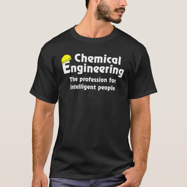 Camiseta Ingeniero Químico Inteligente (Anverso)