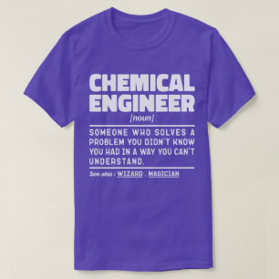 Camiseta Ingeniero Químico Nuevo Empleado Presente Idea Div
