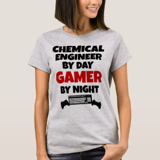 Camiseta Ingeniero Químico por jugador de día por noche