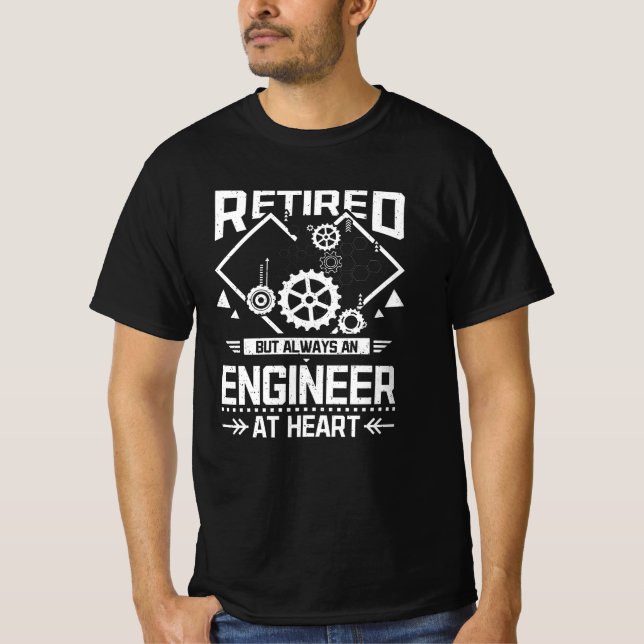 Camiseta Ingeniero retirado (Anverso)