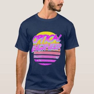 Camiseta Ingeniero Retro Óptico Vintage
