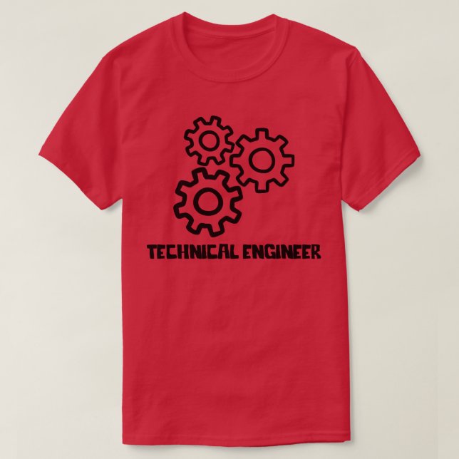 Camiseta Ingeniero técnico (Diseño del anverso)