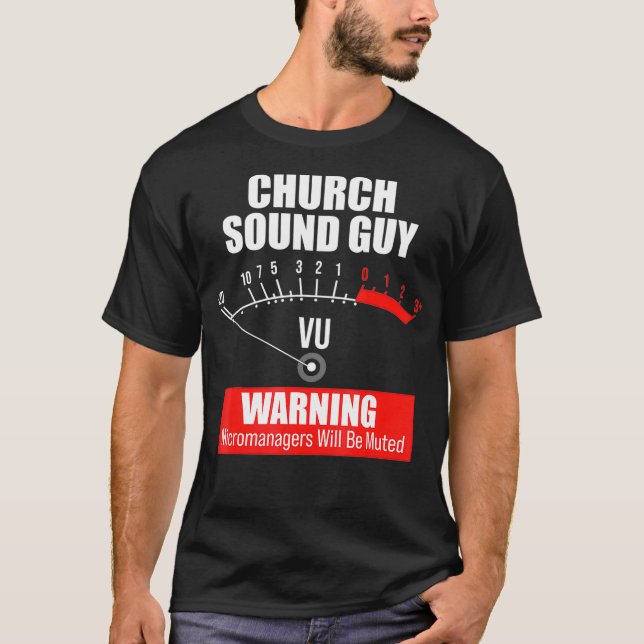 Camiseta Ingeniero tecnológico de audio silenciado por el t (Anverso)