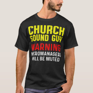 Camiseta Ingeniero tecnológico de audio silenciado por el t