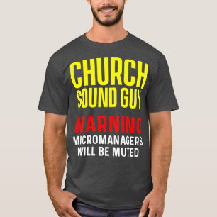 Camiseta Ingeniero tecnológico de audio silenciado por el t