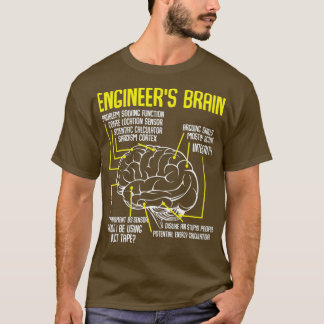 Camiseta Ingenieros Brain Funny Engineering Games