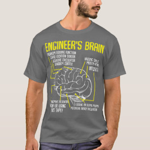 Camiseta Ingenieros Brain Funny Engineering Games