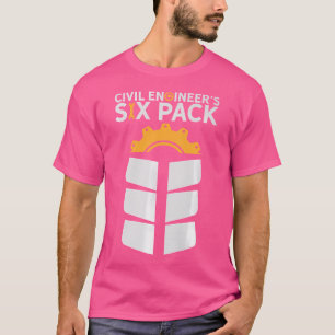 Camiseta Ingenieros Civiles Seis Pack. Ingeniero Ingeniero 